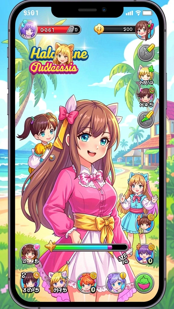 afaf - Screenshot menunjukkan karakter utama dalam aksi heroiknya.