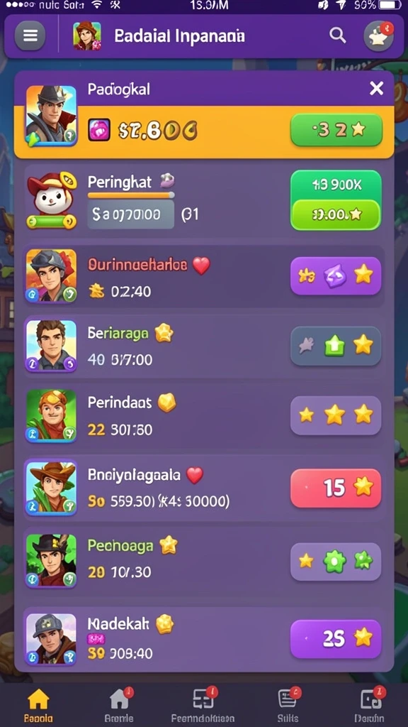 koko5000 - Karakter unik dengan kemampuan spesial masing-masing.