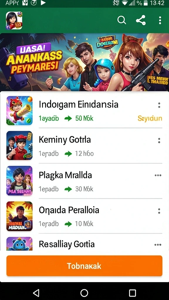 mpoid - Layar permainan dengan grafis berkualitas tinggi.
