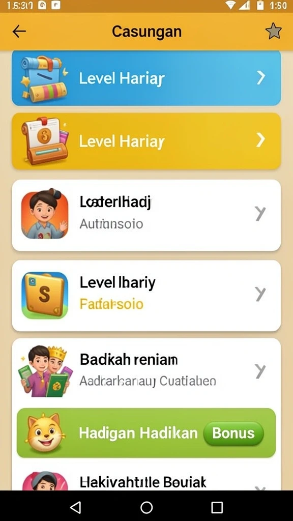 ratudewi - Tampilan awal game dengan karakter utama yang memikat.