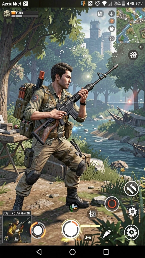 rsngame - Tangkapan layar menampilkan grafis yang mengesankan.