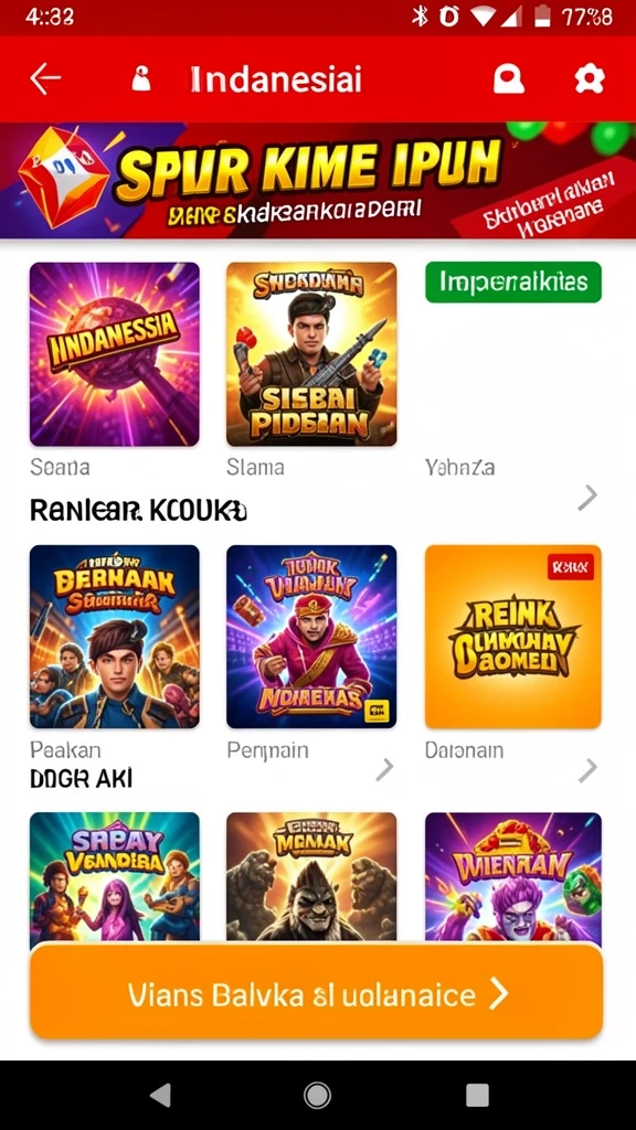 topgun77 - Tampilan antarmuka pengguna yang intuitif.